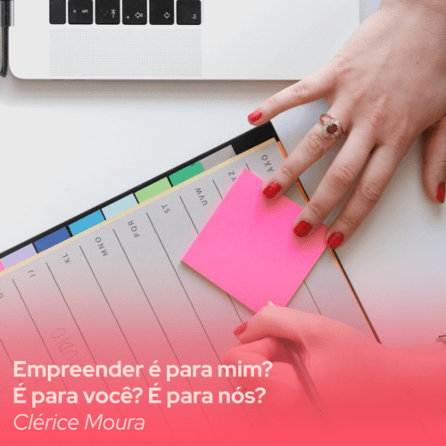 Capa do material Empreender é para mim? É para você? É para nós?