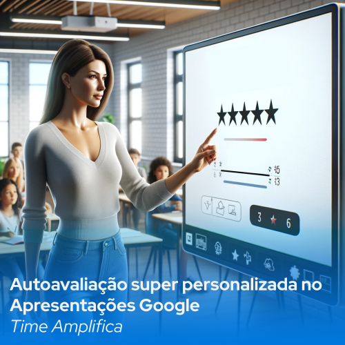 Capa do material Autoavaliação super personalizada no Apresentações Google