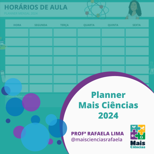 Capa do material Planner Mais Ciências 2024