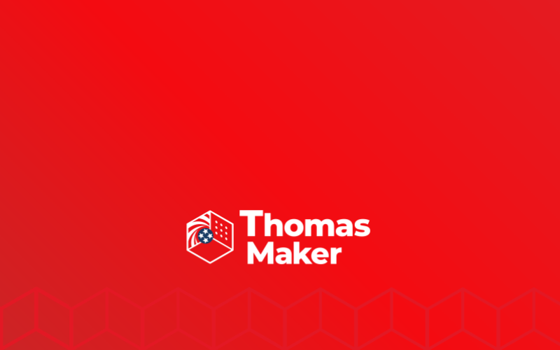 Banner direcionando para a loja da Thomas Maker